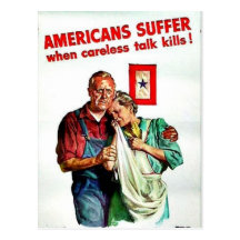 Americans Suffer Postcards