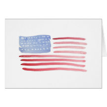 Americans USA Flag Card