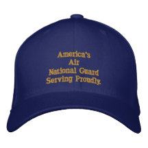 America's Air National Guard. Embroidered Baseball Cap