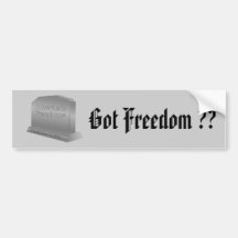 Americas Freedoms - Bumper Sticker