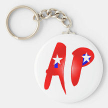 America's Paranormal Merchandise Red Keychains