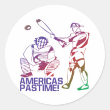 Americas Pastime Sticker