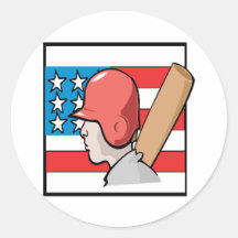 Americas Pastime Sticker