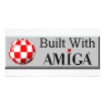 AMIGA COMPUTERS PHOTO GREETING CARD