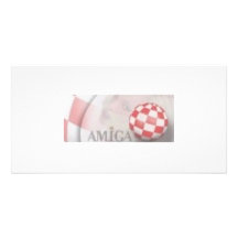 amiga retro photo greeting card