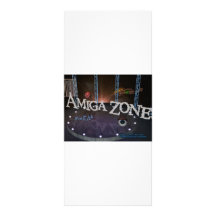 AMIGAZONE PERSONALIZED RACK CARD