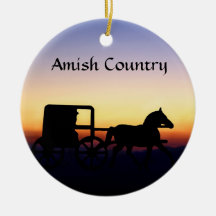Amish Buggy Ride Ornaments