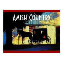 Amish Country Postcard