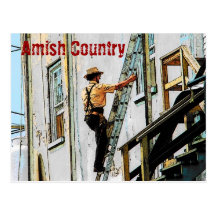 Amish Country (Workman) Postcard