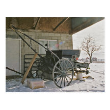 Amish Three Wheeler-Postcard