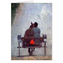 Amish Travel Greeting Cards