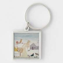 Amish Village Keychains
