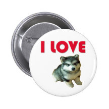 Amo cachorro boton
