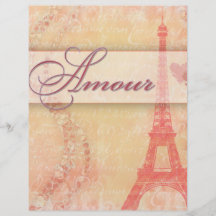 Amour in Paris Full Colour Flyer