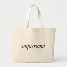 Ampersand Canvas Bags