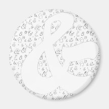 Ampersand Refrigerator Magnet
