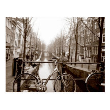 Amsterdam Canal Post Card