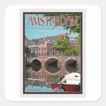 Amsterdam - Keizersgracht-RGrachtCentrum Stickers