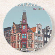 Amsterdam - Leidsestraat - Keizersgracht Beverage Coaster