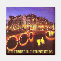 AMSTERDAM, NETHERLANDS REFRIGERATOR MAGNETS