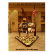 Amtrak Railroad 911 Memorial Monument postcards
