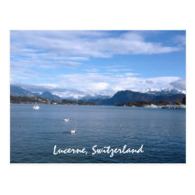 An Afternoon by Lake Lucerne Post Cards