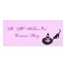 An "All Hallows Eve" Costume Party Announcements