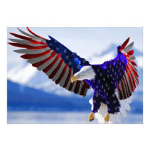 An American Eagle Personalized Invitation