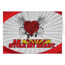 An Arizonan Stole my Heart Greeting Card