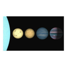 An artist's rendition comparing brown dwarfs 2 photo print