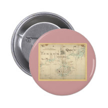 An Authentic 1690 Pirate Map Pinback Button