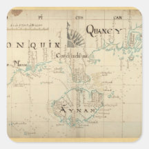 An Authentic 1690 Pirate Map Stickers