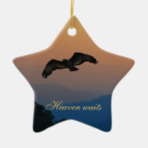 An eagles ascent christmas ornament