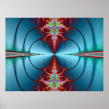 An Electrical Storm On Top of the Water Poster