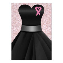 An Elegant Pink Ribbon Occasion  - SRF Personalized Announcement
