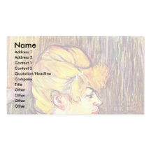 An Inhabitant Of A Brothel,  By Toulouse-Lautrec Business Card