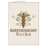 Anaesthesiology Rocks Greeting Card