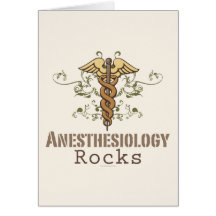 Anaesthesiology Rocks Greeting Card