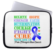 Anal Cancer Believe Strength Determination Computer Sleeves