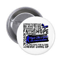Anal Cancer Collage - Fight Like a Girl Pins
