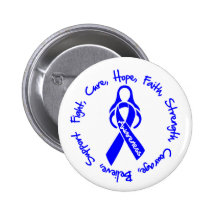 Anal Cancer Fight Cure Hope Logo Buttons