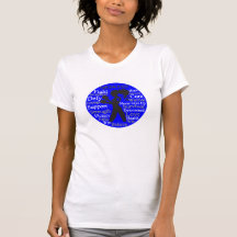 Anal Cancer Fight Like A Girl Collage Shirts