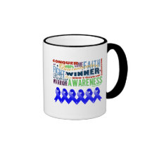 Anal Cancer Inspirational Words Mug