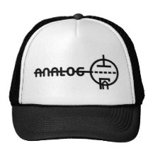 "analogue" vacuum tube hat