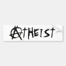ANARCHIST ATHEIST BUMPER STICKER
