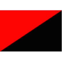 Anarchist, Colombia Political flag Cut Outs