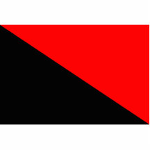 Anarchist, Colombia Political flag Photo Cutouts