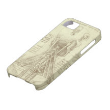 Anatomy Sketch of Spinal Column Leonardo da Vinci iPhone 5 Cover