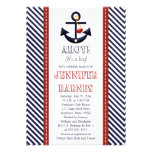 Anchor Nautical Baby Shower Invitations