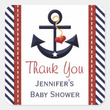 Anchor Party Favour Sticker Labels